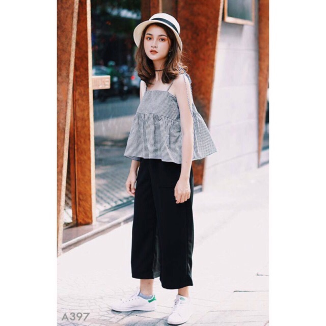 ÁO 2 DÂY KẺ BABYDOLL SIÊU PHẨM MÙA HÈ | BigBuy360 - bigbuy360.vn