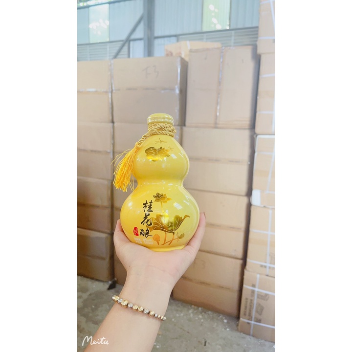 Vang hồ Lô / Nước trái cây lên men chai 500ml biểu tượng phước lành tốt cho sức khỏe