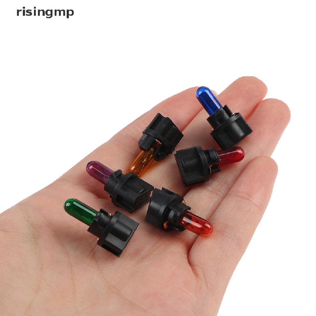 Set 10 Bóng Đèn Led T5 T6.5 W1.2W Chuyên Dụng Cho Bảng Điều Khiển Xe Hơi ♨Trên đó