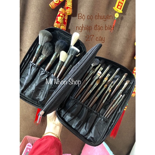 Các loại bao đựng cọ trang điểm nhiều size có sẵn