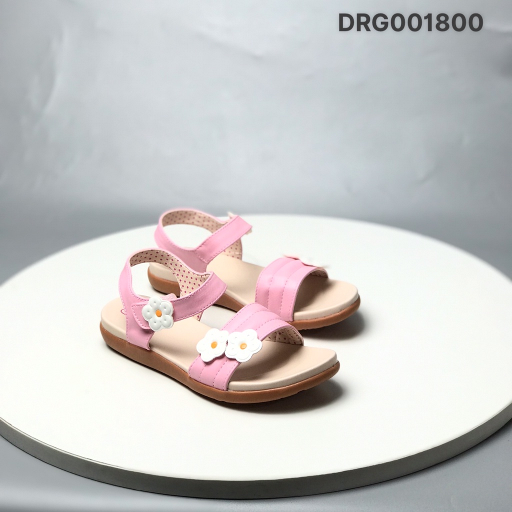 Sandal bé gái BlTIS 28-37 ❤️FREESHIP❤️ Dép quai hậu học sinh đính hoa đế cao su 2cm chống trượt DRG001800