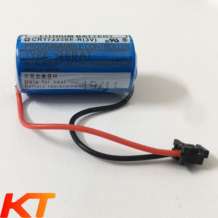 Pin Q6BAT _Pin Mitsubishi Q6BAT; Pin nuôi nguồn Mitsubishi Q6BAT lithium 3v 2/3A 1800mAh _Xuất xứ Nh