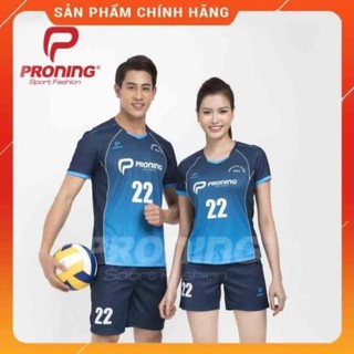 [ Chính Hãng ] Bộ bóng chuyền Nam Nữ Proning MCB - 6151 - 5151 - Navy