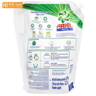 Nước giặt Ariel Matic 2.3 lít
