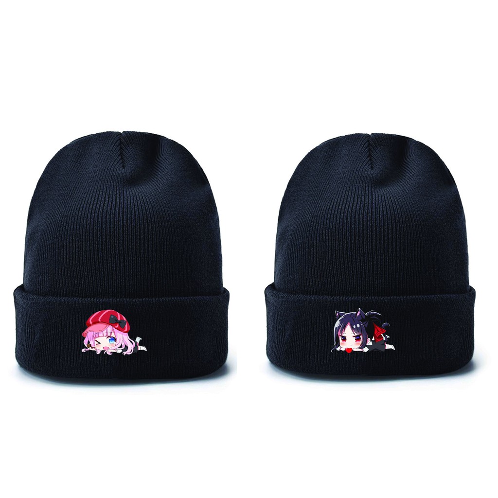 Mũ len in hình LOVE IS WAR CUỘC CHIẾN TỎ TÌNH anime chibi xinh xắn thời trang nam nữ