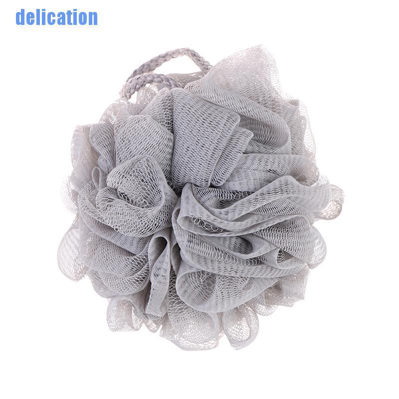 Bông tắm xơ mướp tẩy tế bào chết làm sạch dạng lưới tạo bọt hình hoa cho nhà tắm