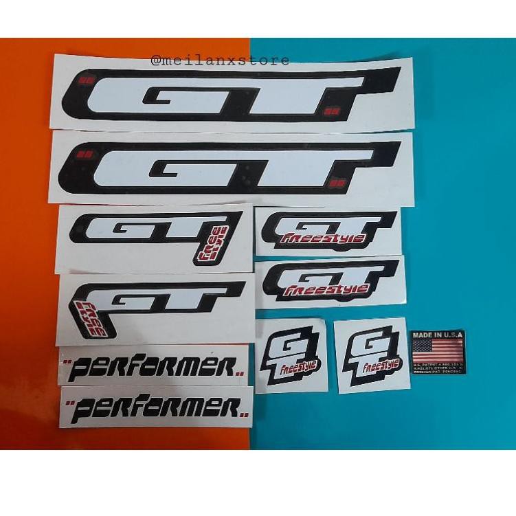 -➝ Sticker dán xe đạp Gt Performance