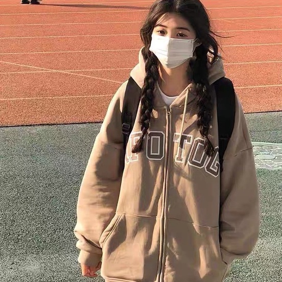 Áo Khoác Nỉ Ngoại Neo  Unisex - Thun kiểu form rộng tay bồng oversize dáng thụng vintage