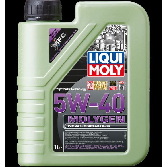 dầu nhớt Liqui Moly 5w40 MolyGen 1L