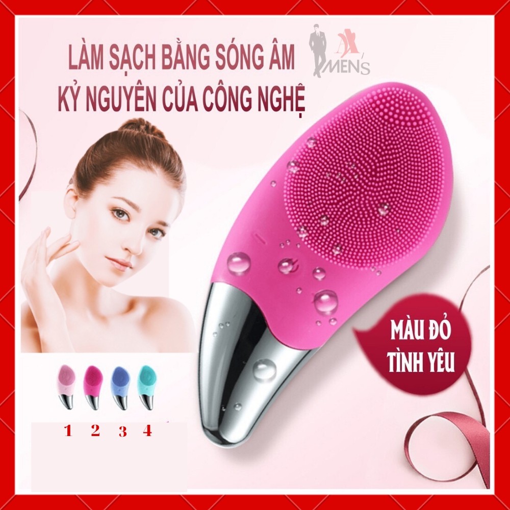 Máy rửa mặt SONIC FACIAL cao cấp bảo hành 2 năm