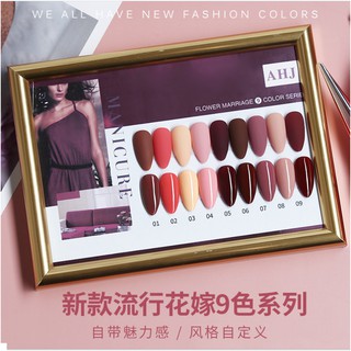 Sơn gel As mã AHJ | chai đỏ 15ML