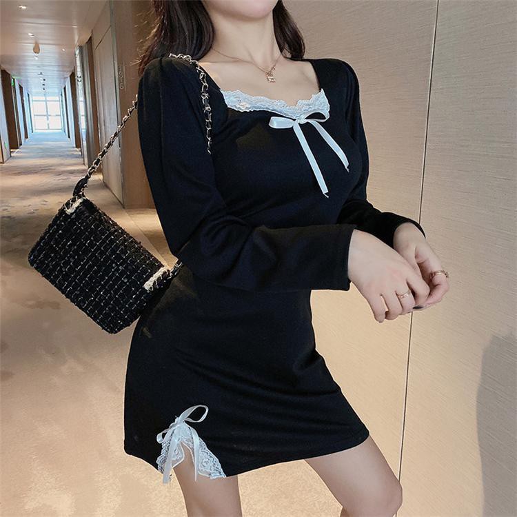 Đầm Ren Tay Dài Thời Trang Dành Cho Nữ | BigBuy360 - bigbuy360.vn