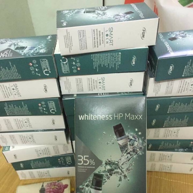 Tẩy trắng làm trắng răng HP Max sử dụng trong nha khoa