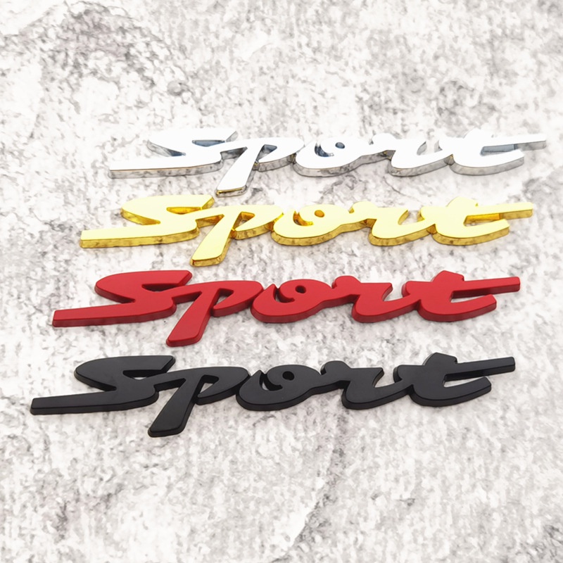1 Miếng Dán Logo 3D Bằng Kim Loại Trang Trí Xe Hơi Xe Mô Tô