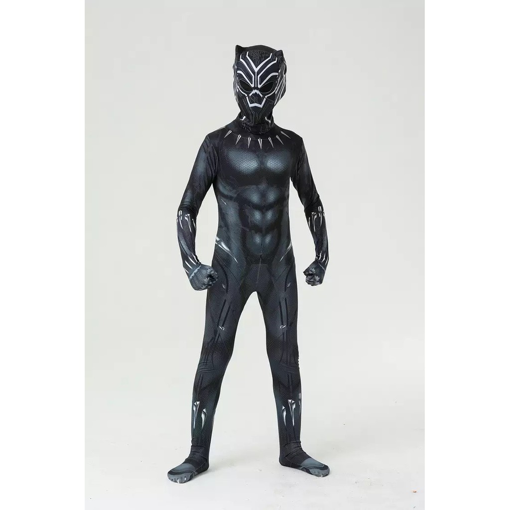 NGƯỜI LỚN - TRẺ EM Hóa Trang Chiến Binh Báo Đen Black Panther