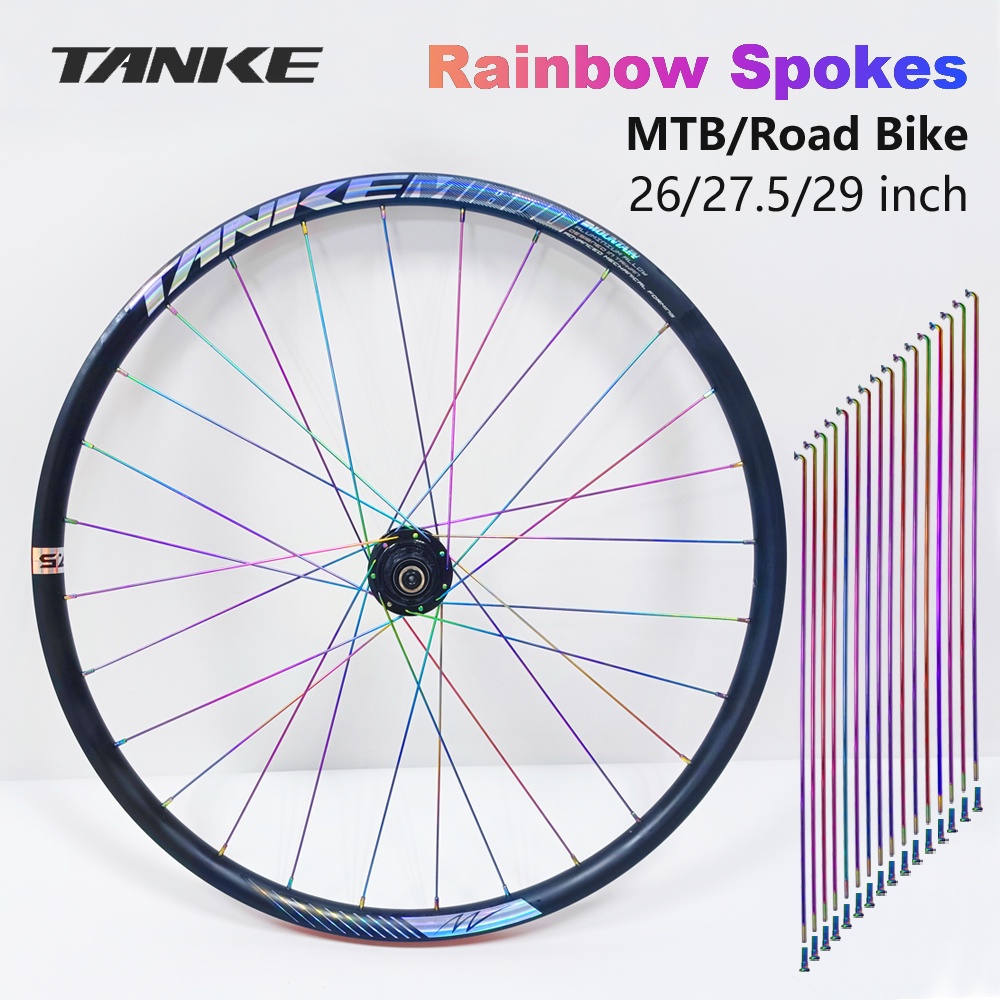 Set 32/ 36/ 64/ 72 nan hoa TANKE bằng thép không gỉ dành cho bánh xe đạp 26 inch/ 27.5 inch/ 29 inch