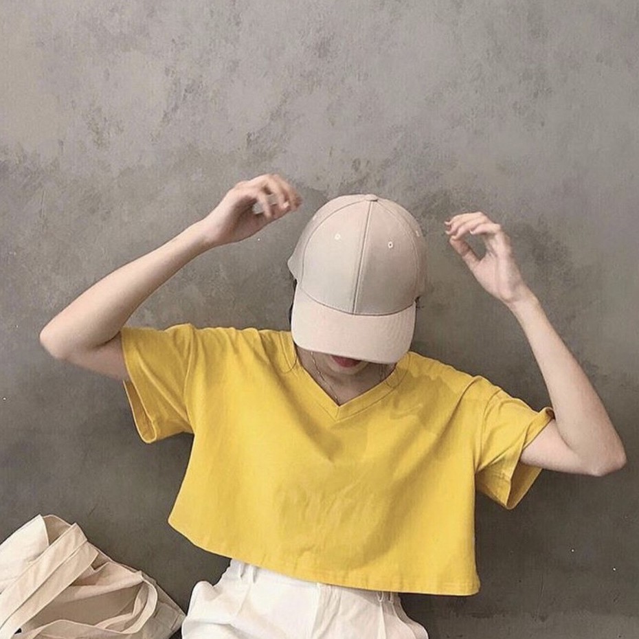 ÁO CROPTOP TRƠN CỔ TIM | BigBuy360 - bigbuy360.vn