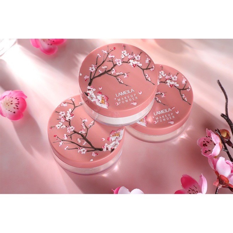 Phấn phủ kiểm soát dầu nhờn cánh hoa đào Lameila PVN3711