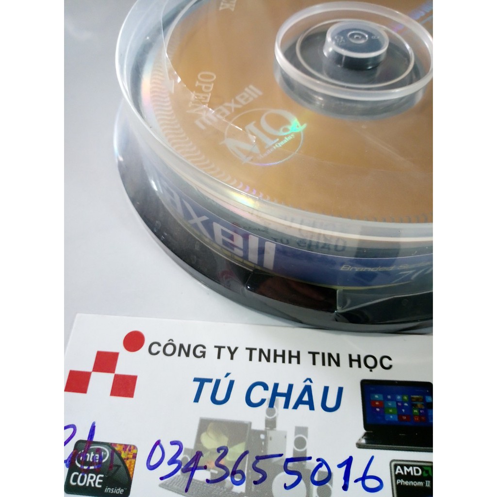 Đĩa trăng CD-R MAXELL CD-R80MQ Speed Compatible-52X-700MB-80MIN_Hộp 10 Cái