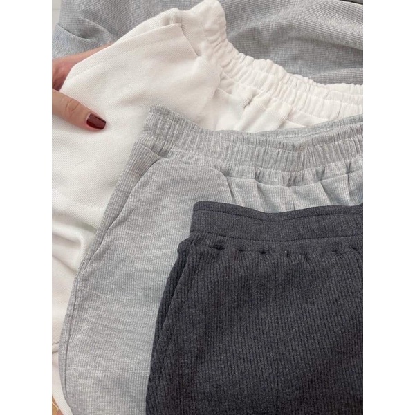 Quần Jogger Nữ Vải Dày Bo Chun Freesize  3 Màu Đen, Ghi, Be Xả Giá Sốc - Kèm Ảnh Thật