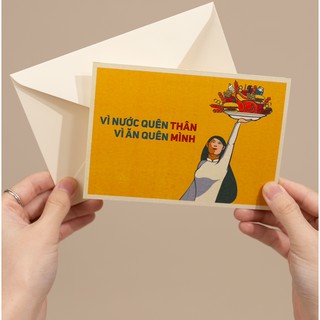 Postcard/Bưu thiếp tranh cổ động