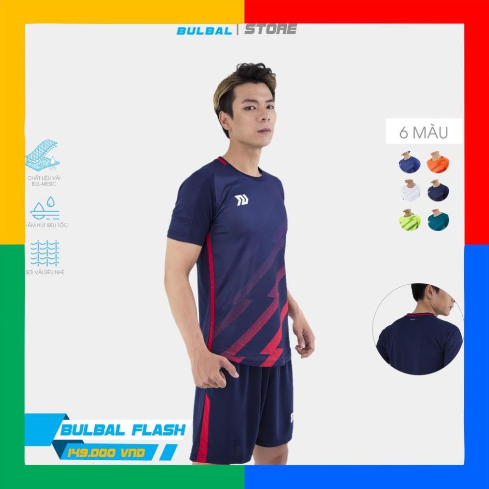Bộ quần áo bóng đá BULBAL FLASH cao cấp, chất vải mè thoáng mát, họa tiết độc đáo mạnh mẽ
