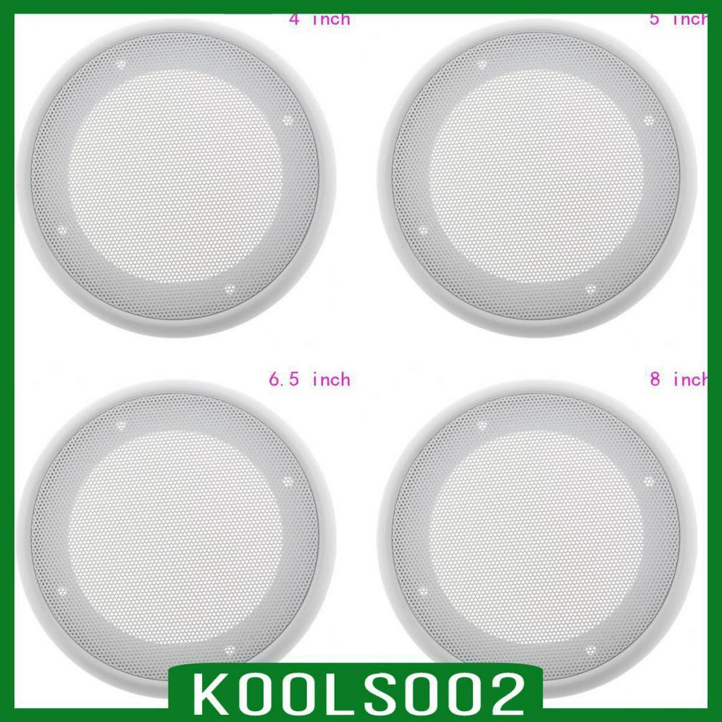 4Inch Speaker Grills Cover Case with 4 pcs Screws for Speaker Mounting Home