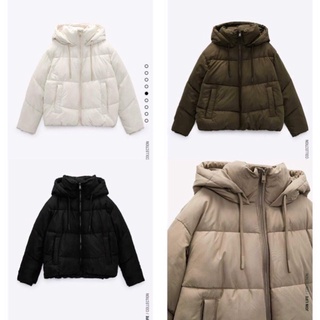 (trả giá 349k) áo phao Zara nữ (còn 2xl trắng)
