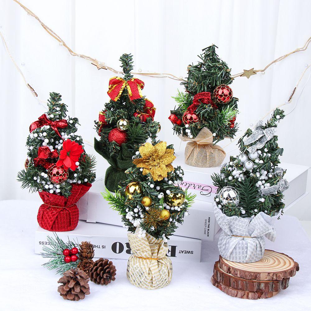 Cây Thông Giáng Sinh / Năm Mới Mini 20cm Trang Trí Nhà Cửa
