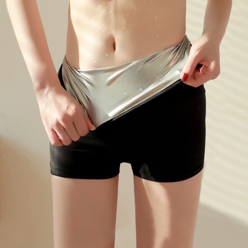 Quần đùi tập gym sinh nhiệt siết bụng tan mỡ