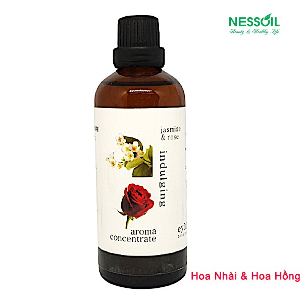 Tinh dầu nước hoa xông phòng đậm đặt hoa Hồng &amp; hoa Nhài 100ml, dùng với máy khuếch tán tinh dầu, đèn xông