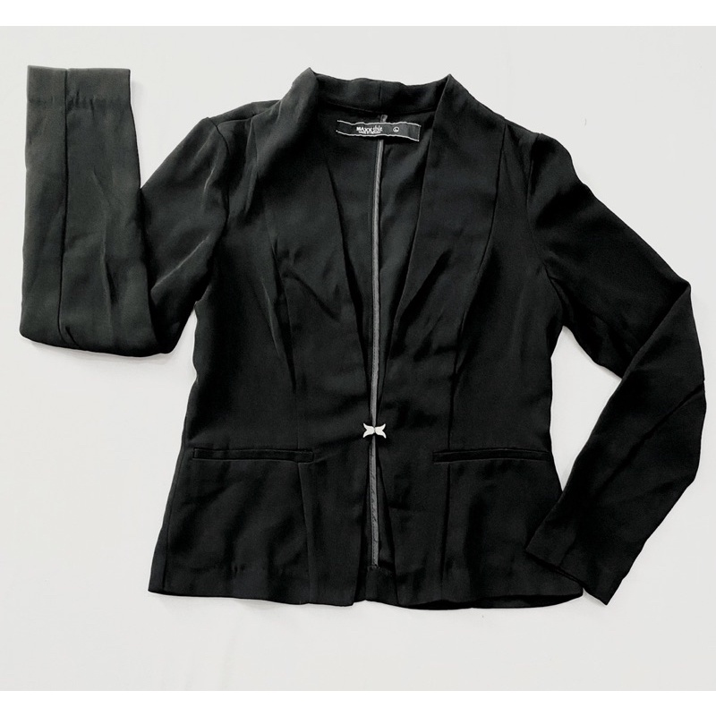 Áo vest đen 1 khuy cài Ninomaxx (Size L) - Thanh lý vnxk
