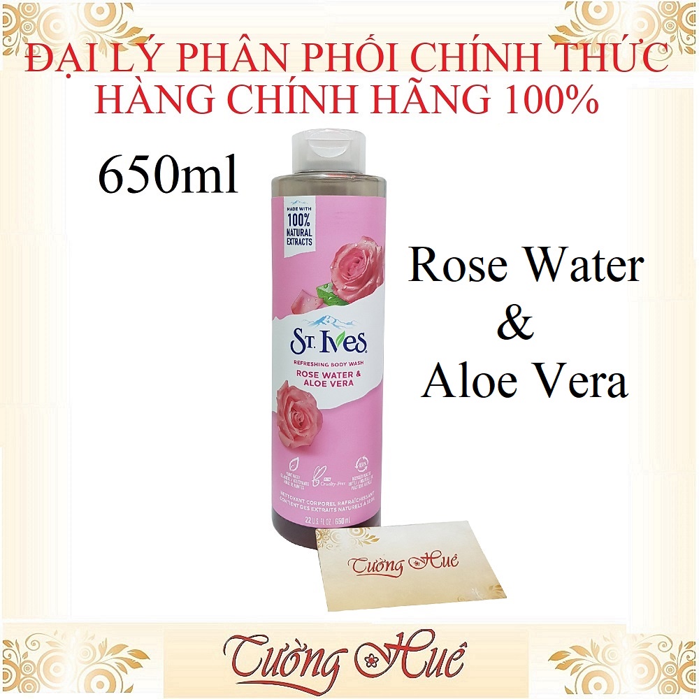 Sữa Tắm St. Ives Body Wash Nhiều Mùi - 650ml
