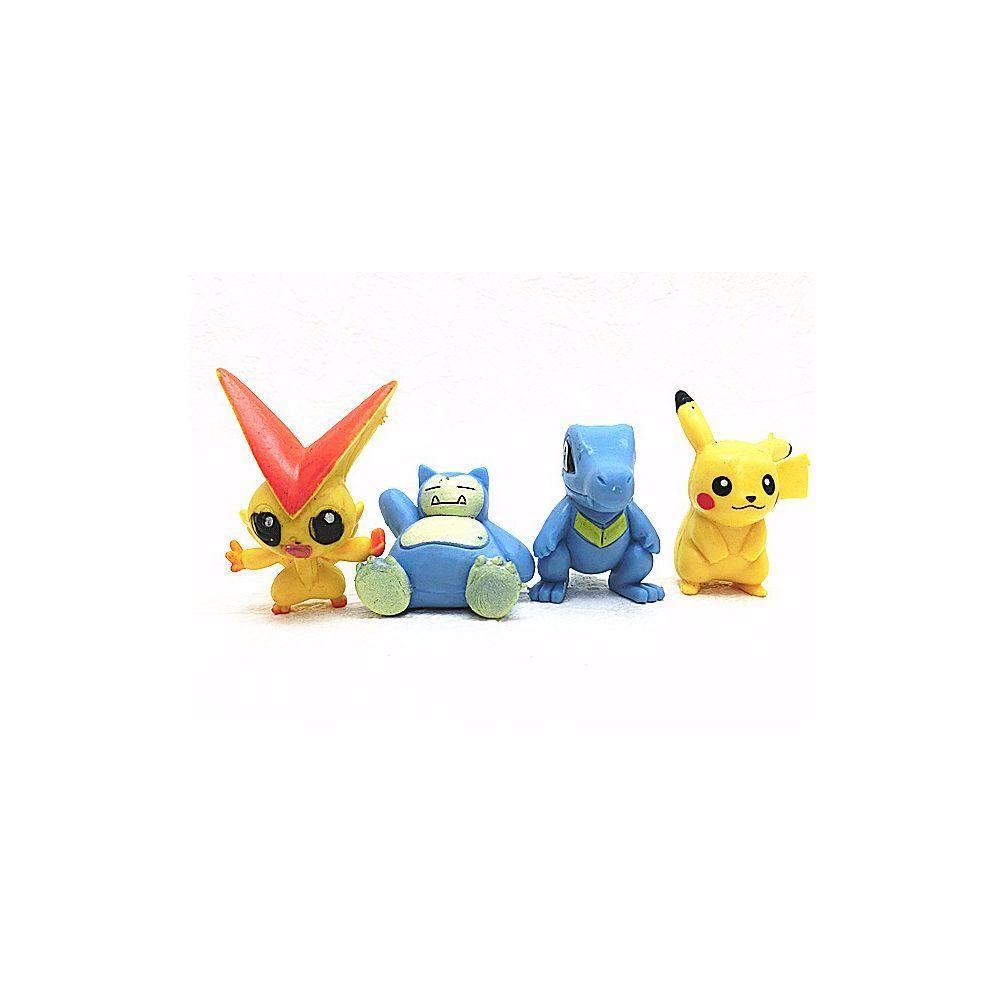 Set 24 Mô Hình Nhân Vật Pikachu Kích Thước 4-5cm
