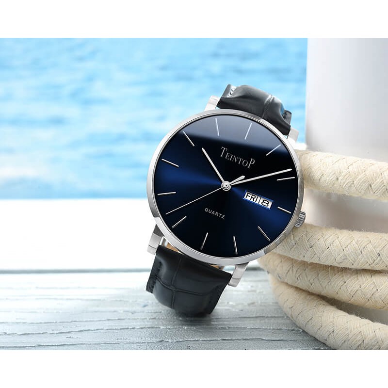 Đồng hồ nam chính hãng Teintop T7015-3, Fullbox, kính sapphire, chịu nước tốt