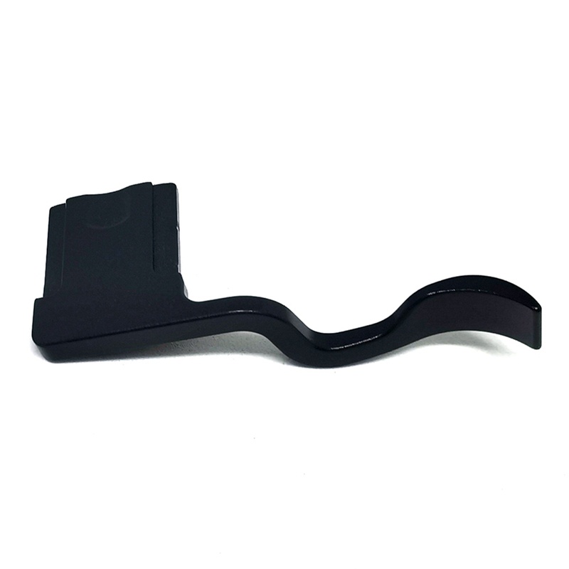 Aluminum Hot Shoe Cover Thumb-Up Hotshoe Thumb Grip for Fujifilm X-T30 Camera  Black