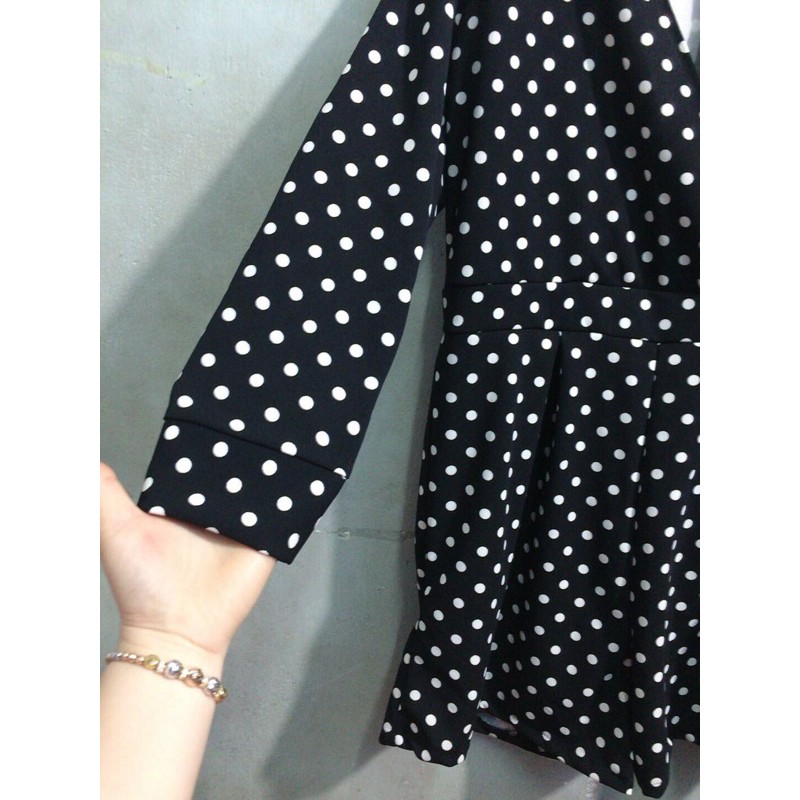 JUMPSUIT BI ĐẮP CHÉO TAY DÀI