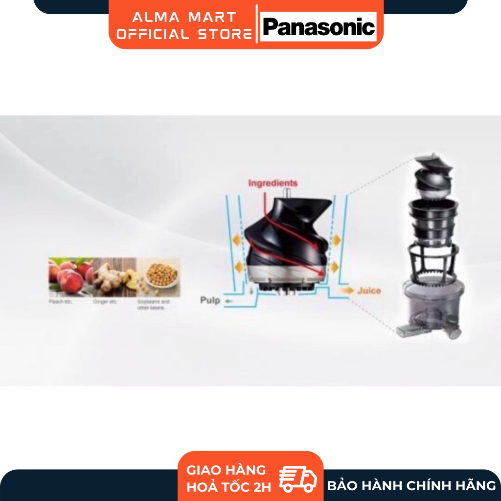 Máy Ép Hoa Quả Chậm Panasonic MJ-L500SRA - Bảo Hành 12 Tháng