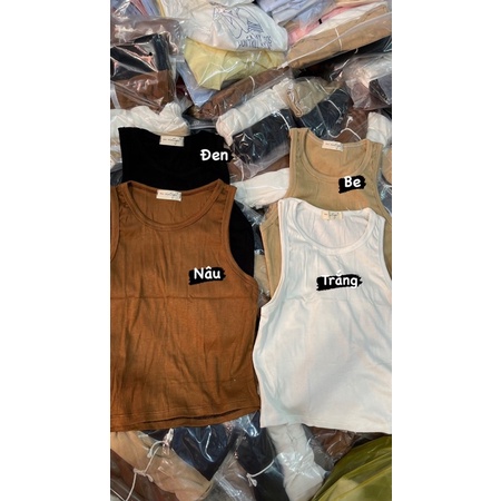 [Hàng sẵn/Có ảnh thật]Áo LEN TĂM croptop BA LỖ NGƯỢC sexy