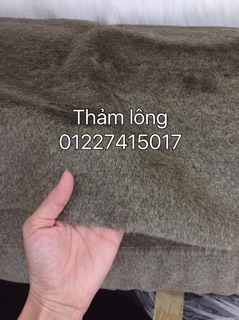 Thảm lông chụp hình - xám vàng