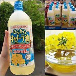 Dầu Ăn Hoa Cải Ajinomoto Của Nhật (hàng Nhật chính hãng)
