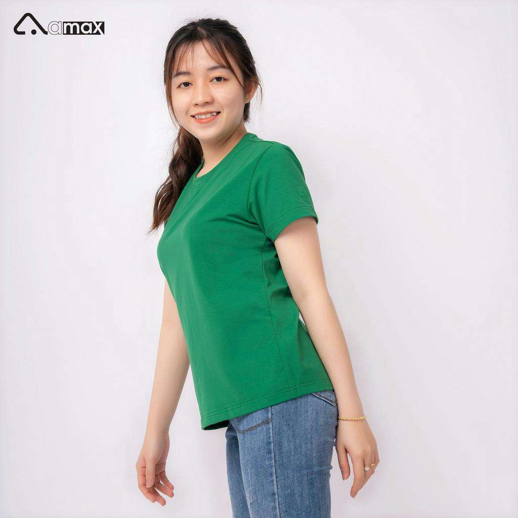 Áo thun nữ Basic Cotton USA cao cấp Amax
