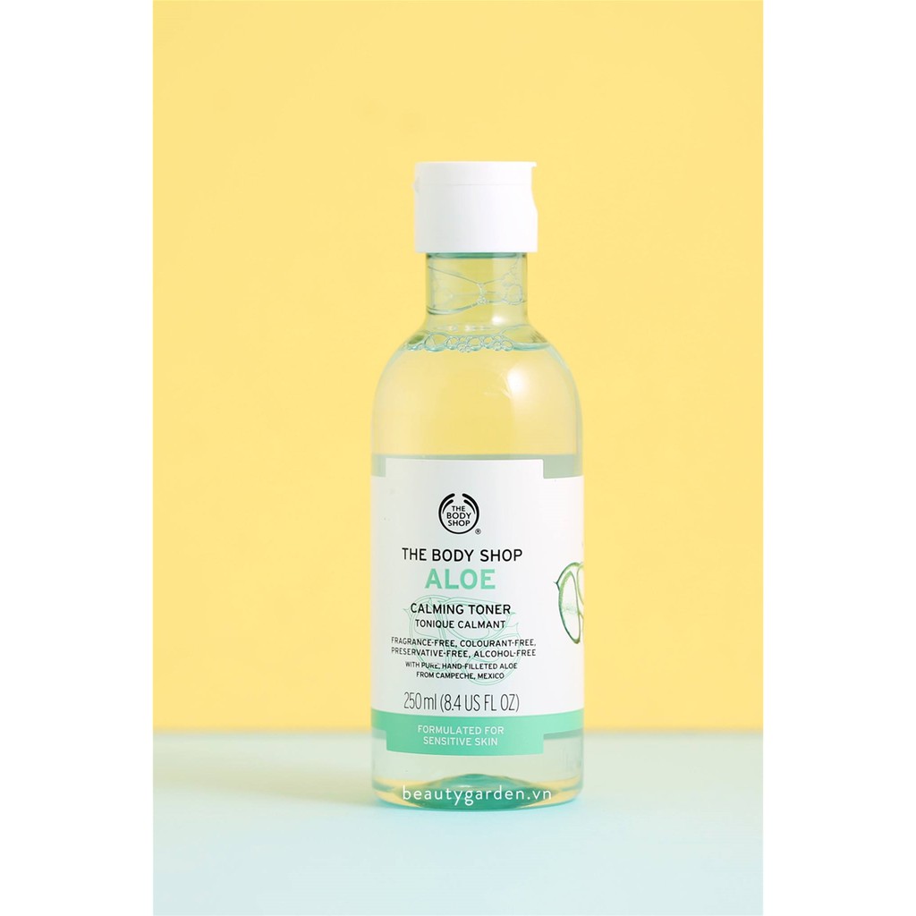 Nước Hoa Hồng Cho Da Nhạy Cảm The Body Shop Aloe Calming Toner