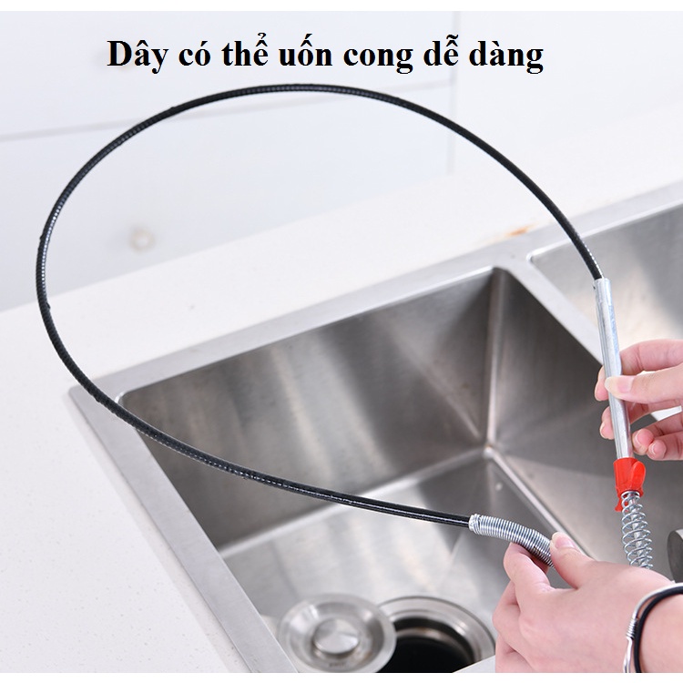 Dụng Cụ Gắp Rác Thông Tắc Cống - daythongcong