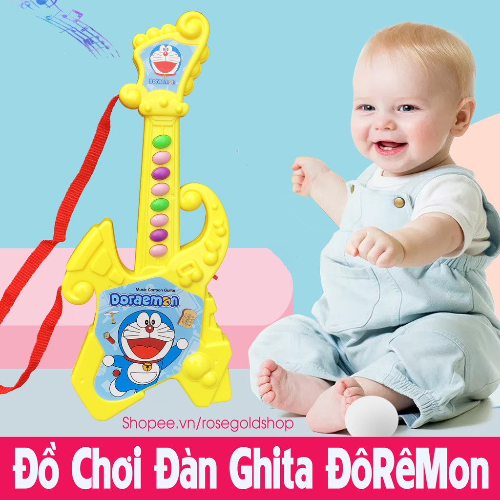 Đồ Chơi Đàn Guitar Bấm Nút Phát Nhiều Bài Nhạc Cho Bé