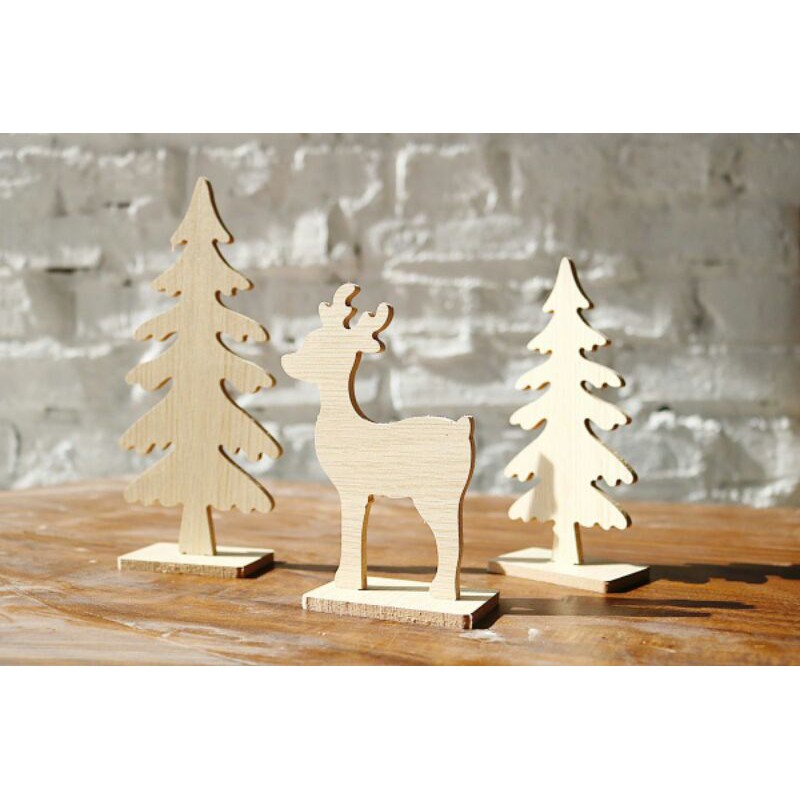 Decor noel để bàn siêu xinh