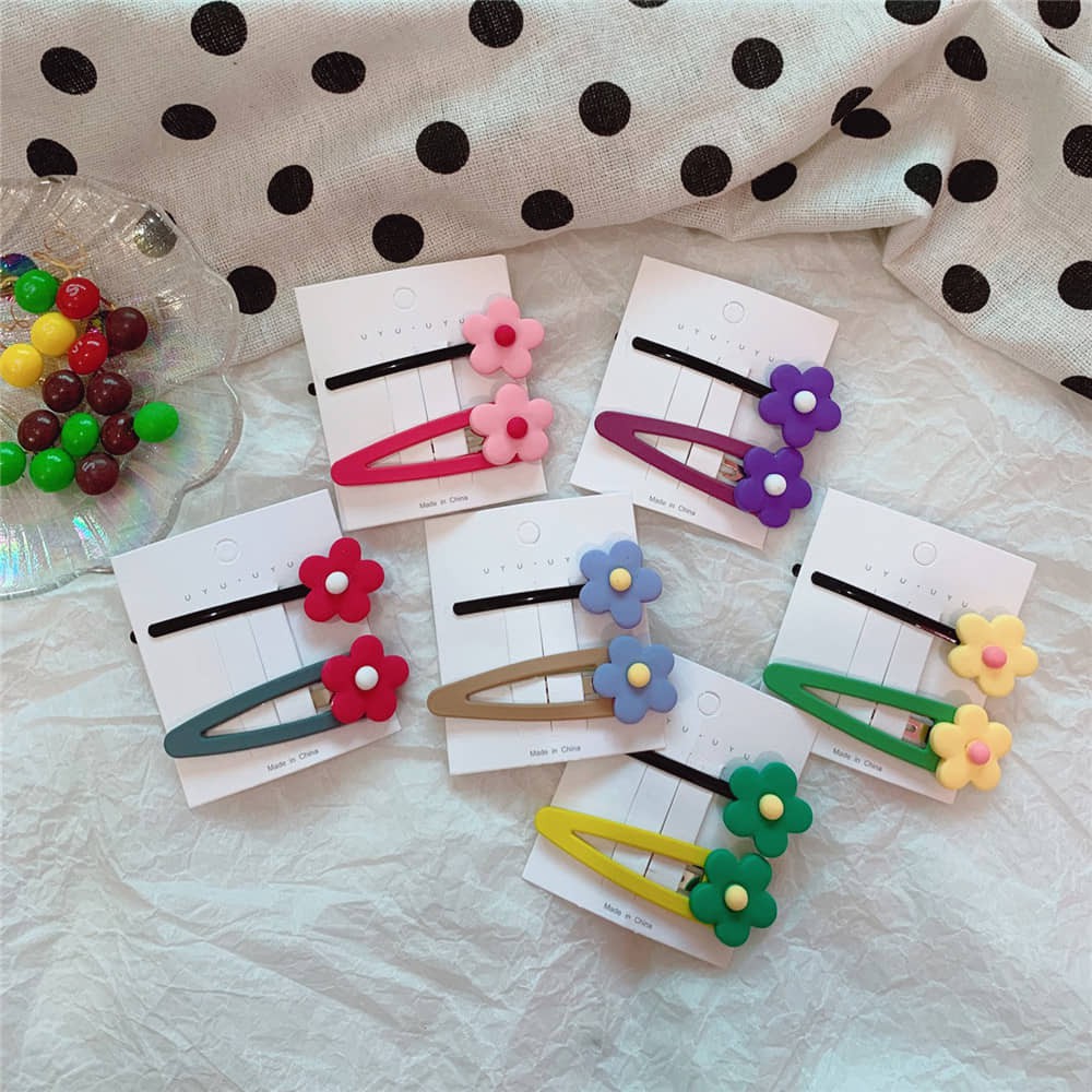 Set 2 kẹp tóc hoa xinh