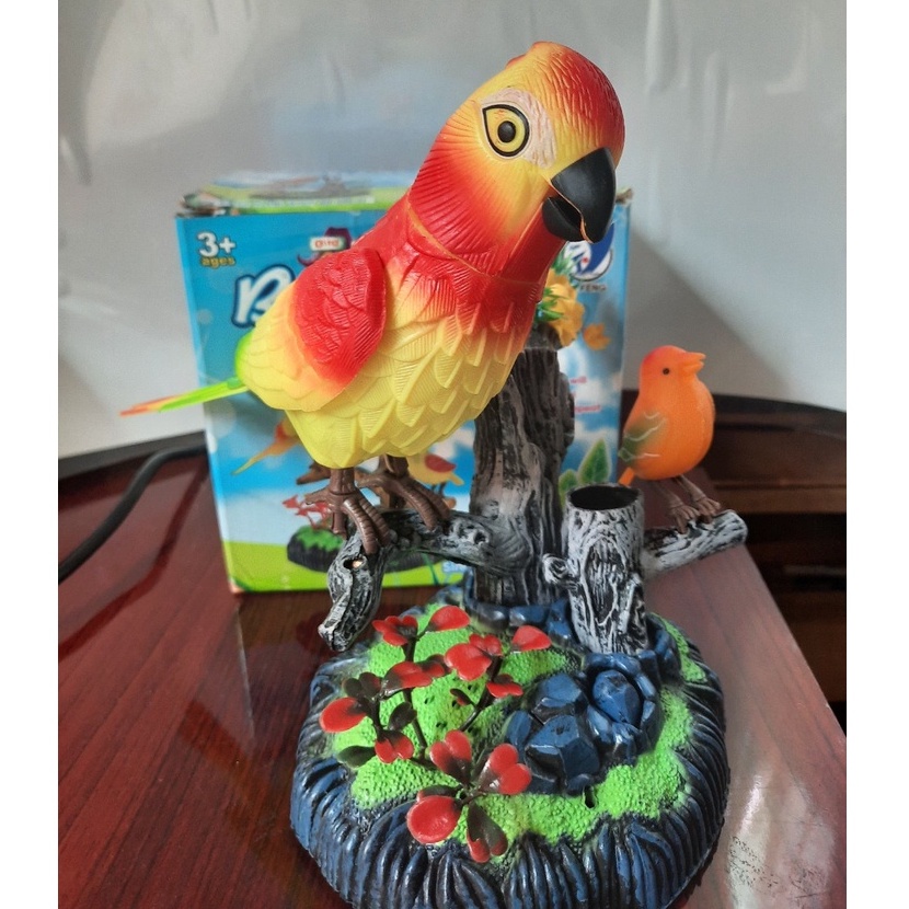 Đồ chơi lồng chim - chim hót cảm ứng _Lồng chim Điện tử Hót hay như chim thật