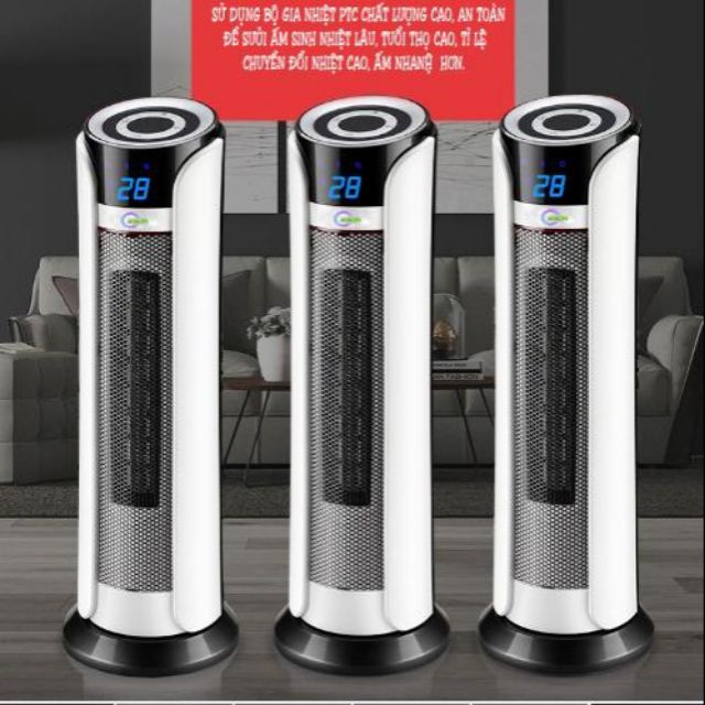 Quạt sưởi gốm gia đình EBISU EH-2000