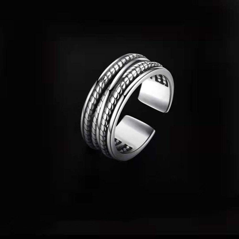 EXPEN Nhẫn Hở Hình Mặt Cười Bằng Đồng Phong Cách Hip Hop Cổ Điển Thời Trang Cho Nam Và Nữ